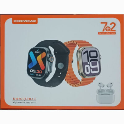 ساعت هوشمند مدل KW56 Ultra3 با ایرپاد و 7 بند متنوع