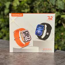 ساعت هوشمند دوتایی اپل مدل KW36 MAX با ۷ بند متنوع