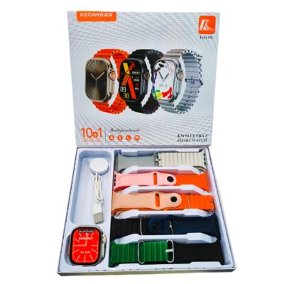 ساعت هوشمند 10 بند KEQIWEAR مدل KW70 ULTRA3